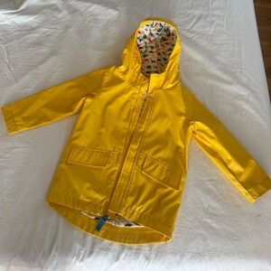 Yellow Kids Rain Jacket